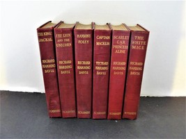 Richard Harding Davis- Vintage Set of 6 Books-Published by Charles Scribner&#39;s So - £84.73 GBP