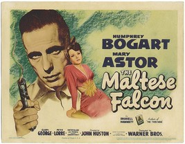 THE MALTESE FALCON POSTER 11X14 LOBBY CARD HUMPHREY BOGART MARY ASTOR RA... - £19.58 GBP