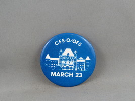 Vintage University Pin - CFS Ontario Meeting Ottawa March 23 - Celluloid Pin - £11.21 GBP