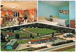 Postcard River Bend Motels Bancroft Ontario - £3.90 GBP