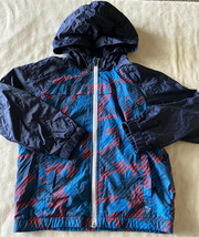 Gymboree GymGo Boys Blue Red Hooded Lined Long Sleeve Windbreaker Jacket... - $12.25