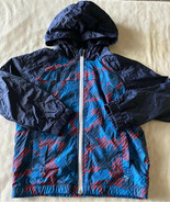 Gymboree GymGo Boys Blue Red Hooded Lined Long Sleeve Windbreaker Jacket... - $16.78 CAD