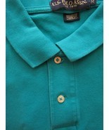 POLO Soft Cotton Polo Shirt~Size M~Turquoise Blue~Worn Once-Washed Once~Perfect - £21.34 GBP