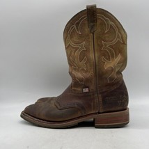 Double H Dwight DH3560 Mens Brown Leather Pull On Work Western Boots Size 11 D - £54.50 GBP