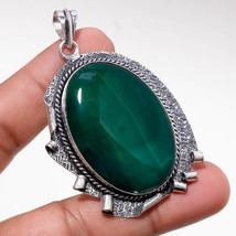 Malachite Gemstone Handmade Ethnic Anniversary Gift Pendant Jewelry 2.60&quot; SA 215 - £3.90 GBP