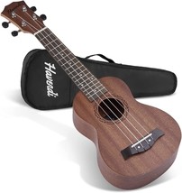 Havendi® Soprano Ukulele 21 Inch Premium Hawaii Guitar Aquila Strings Mahagoni - £71.88 GBP