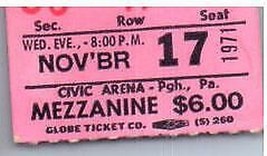 Jésus Christ Superstar Ticket Stub Novembre 17 1971 Pittsburgh Pennsylvania - £55.81 GBP