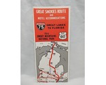 1965Great Smokies Route And Motel Accommodations Great Lakes To Florida ... - $24.74