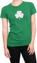 Irish Green Ladies Shamrock T-Shirt St Patrick&#39;s Day Womens Tee - $13.98+
