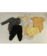 Girl Clothes Size 0-3 Months Mixed Brands Lot Of 6 Pieces (C) - $17.64 CAD