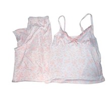 Elizabeth &amp; Nicole Sleepwear Pink Floral Cami Pant Pj Set Style EN3037PS... - £22.01 GBP