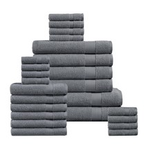 24 Piece Towels For Bathroom - 100% Cotton, Oversized Bath Towels, Quick... - £118.94 GBP