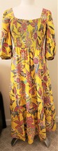Johnny Was Kailey Dress Sz-L Multicolor Floral Print - £180.42 GBP