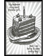 My Husband Is My Most Precious Gift - Husband Birthday Greeting Card - 0... - $2.79