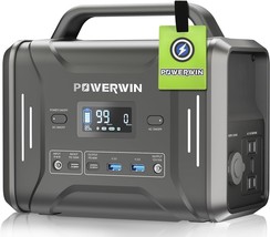 This 300Wh Portable Power Station From Powerwin Has Two 300W Solar Gener... - $206.92