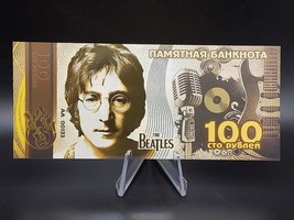 The Beatles commemorative polymer Banknote, nice design, scarce, Fantasy, UNC - £7.36 GBP