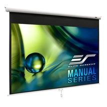 Manual Series, 135-Inch, Pull Down Manual Projector Screen With Auto Loc... - $505.99