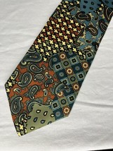 Vintage Chaps Ralph Lauren Tie Paisley Multi Colored  100% Sold USA Made - $373.18 MXN