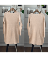 Anna Hariri Pollina Beige Sweater Tunic XL 16 18 - $591.37 MXN