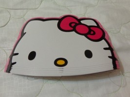 Sanrio Hello Kitty Designware Paper Party Hats 8 Count New Pink White Red - €12,96 EUR