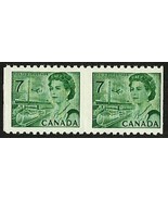 CANADA 1971 V.F. MNH OG Coil Imperf. between Horizontal Pair Stamps Sc# 549 - £5.60 GBP