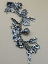 James Avery Charm Bracelet 15 Charms 10 Retired SZ 6 3/4” 925 Signed 46.10 Grams - $2,078.00