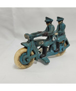 Harley-Davidson 1930&#39;s Police TANDEM Motorcycle cast iron By Xonex Blue ... - $85.40