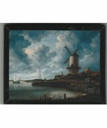The Mill at Wijk-bij-Duurstede by Jacob van Ruisdael Magnet Mini-print - $221.00 MXN