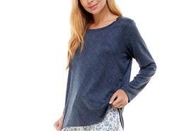 Roudelain Womens Whisper Luxe Long Sleeve Top,Size Large,Indiobuzzy - £31.15 GBP