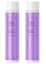2 Bottles - Tigi Copyright Sulfate Free Toning Shampoo for Blonde Hair 10.14 oz - £18.15 GBP