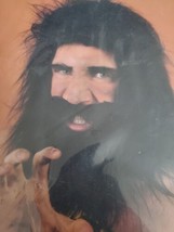Vintage Halloween 1989 Forum Novelties Caveman black Wig &amp; Beard big  lebowski  - £15.61 GBP