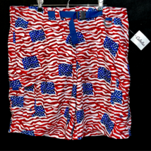 Cabela’s Men Sz Large USA Patriotic Flag Stars Stripes Board Shorts Swim Trunks - £20.77 GBP