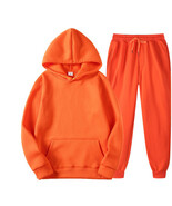 Loose-Fit Hoodie with Kangaroo Pocket &amp; Drawstring Hood - $60.00