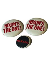 Political Pin Button Pinback President Campaign 1969 Richard Nixon LOT The One - £11.80 GBP