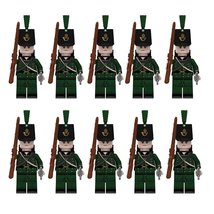 Napoleonic Wars The British 95th Rifles Soldiers Green Jacket 10pcs Minifigures - £17.03 GBP