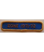 Vintage Bowling Patch - Zone 1971-71 - £19.63 GBP