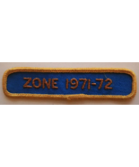 Vintage Bowling Patch - Zone 1971-71 - $34.10 CAD