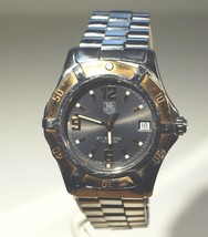 Authentic Tag Heuer Men&#39;s Professional 200m Watch with 18kt Gold Bezel - £583.88 GBP