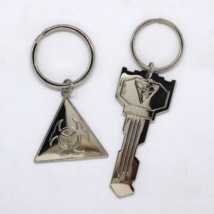 BIOHAZARD Code: Veronica Hazard Symbol Metal Keychain Set Of 2 - Hong Ko... - £46.96 GBP