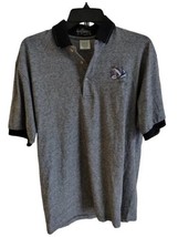 Vintage Guy Harvey Marlin Swordfish T-shirt Polo Mens Medium Gray Fishin... - $24.74