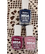 Three (3) Bottles (030/050/064) ~ Sally Hansen Mega Strength ~ Nail Colo... - $284.83 MXN