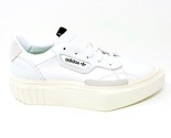 Adidas Hypersleek Cloud White Womens Size 10.5 Leather Platform Sneakers... - $59.95