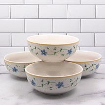 Pfaltzgraff Melissa Floral Set of 4 Soup Coupe Cereal Bowls Dinnerware - £31.13 GBP