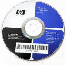 HP Scanjet 4400c Series Windows 95/98/2000/XP/NT 4.0/Mac OS 8/6/9 Computer Disc - $4.94