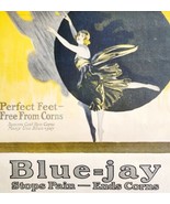 1920s Bauer &amp; Black Blue Jay Corn Medical Advertisement Ballet Dancer HM2E - €25,72 EUR