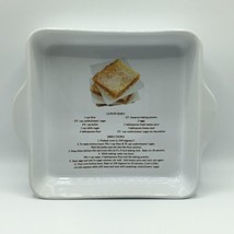 Lemon Bars Recipe 8x8” Ceramic Baking Dish - £11.76 GBP
