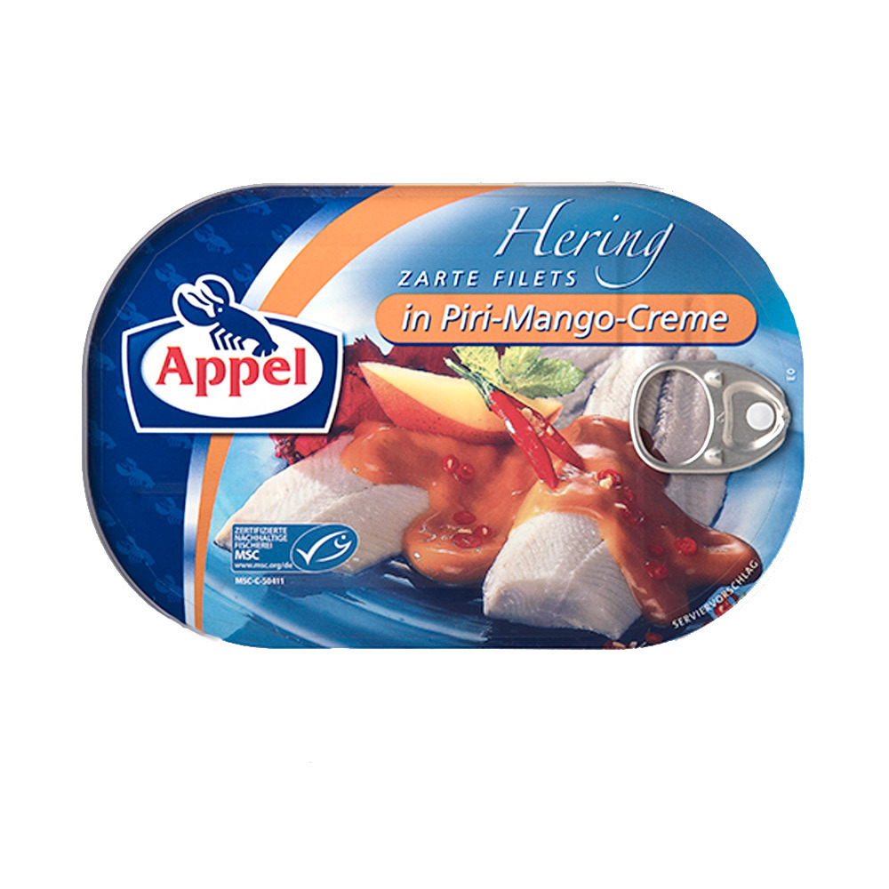 Primary image for Appel - Herring Filets in Piri-Mango Cream Sauce 200g (7.05 oz)