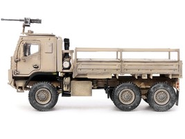 M1083 MTV (Medium Tactical Vehicle) Armored Cab Cargo Truck with Turret Desert - £58.75 GBP