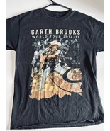 Hanes Garth Brooks World Tour 2014-17 T-Shirt Mens Medium Black Pullover... - £17.38 GBP