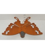 Hanging Butterfly wood Metal Bronze Brown - $20.24 CAD